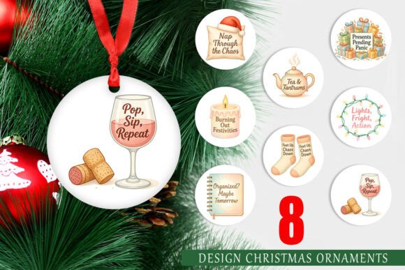Creating Personalized Holiday Memories with Ornament Quotes Watercolor Holiday Designs