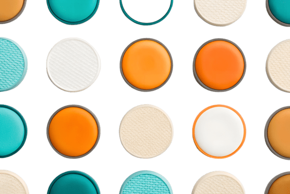 Designing with Seamless Patterns of Colorful Circular Objects: A Guide to Texture, Contrast, and Modern Layouts