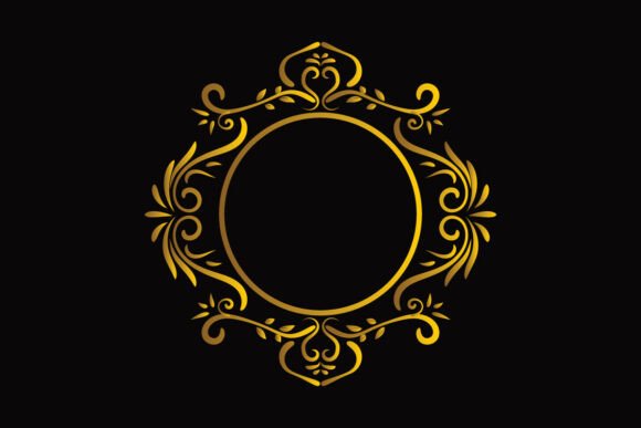 Elegant Gold Vintage Frame Design: Elevating Your Creative Projects with Ornate Luxury