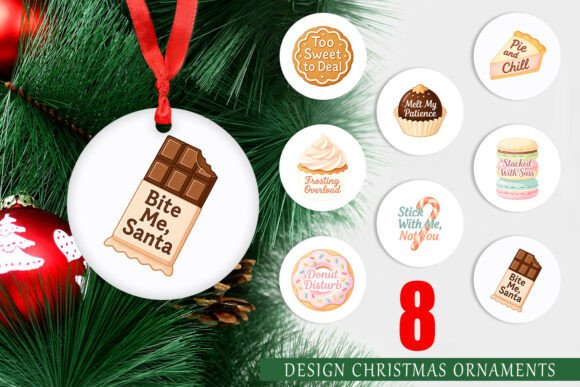 Elevate Your Holiday Crafts with Ornament Quotes Watercolor Christmas Designs