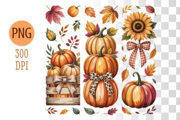 Fall Pumpkin Clipart – PNG with Leaves: A Guide to High-Quality Autumn Design Assets