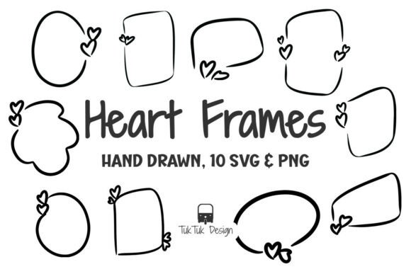 Heart Frame Design Assets