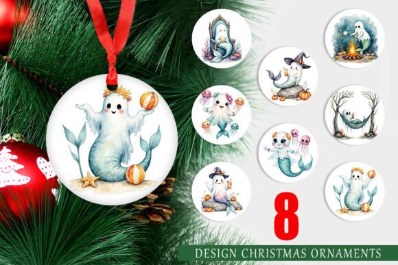 Integrating Ornament Summerween Ghost Mermaids into Your Holiday Design Workflow
