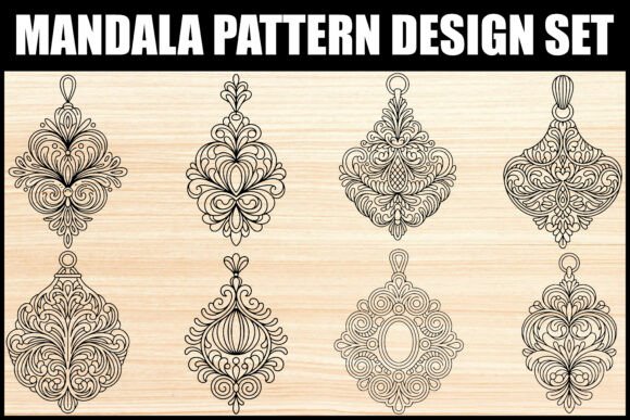 Integrating the Elegant Mandala Pattern Ornament Set into Professional Design Workflows