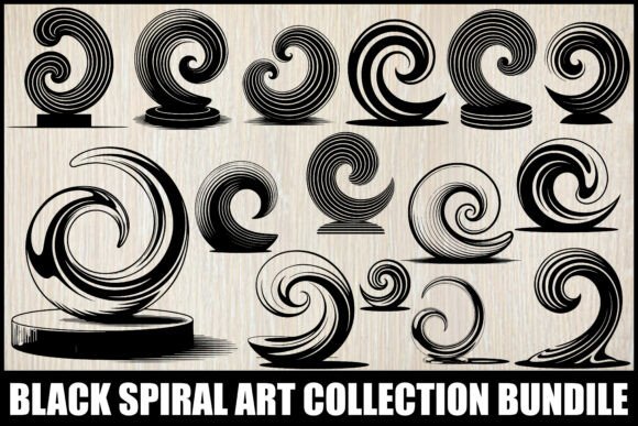 Mastering Visual Impact: A Deep Dive into the Elegant Black Spiral Design Set