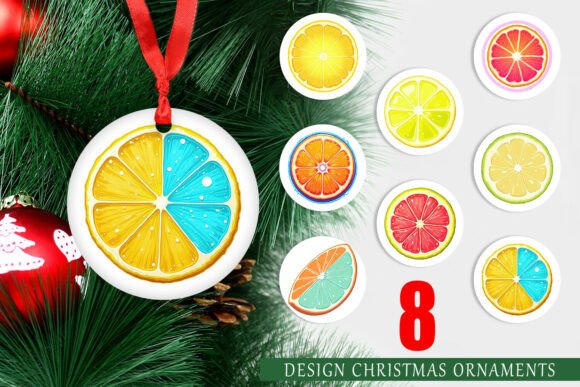 Ornament Neon Citrus: Evaluating Digital Christmas Decor Designs