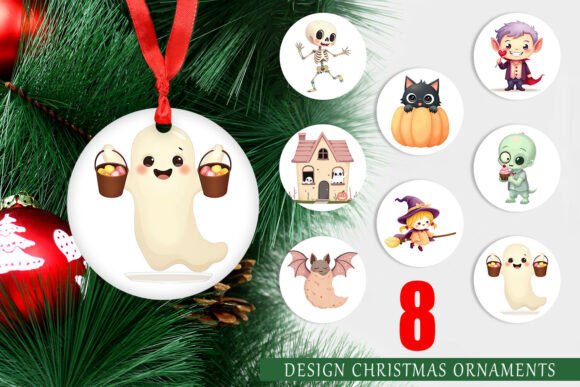 Ornament Pastel Spook Parade: A Guide to Printable Christmas Designs