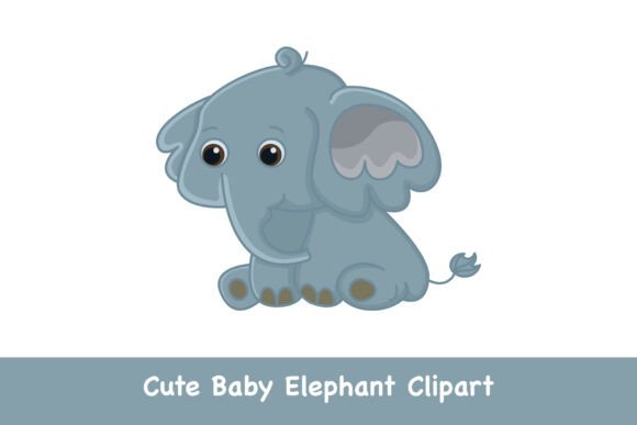 Practical Applications and Quality Review of Cute Baby Elephant Clipart
