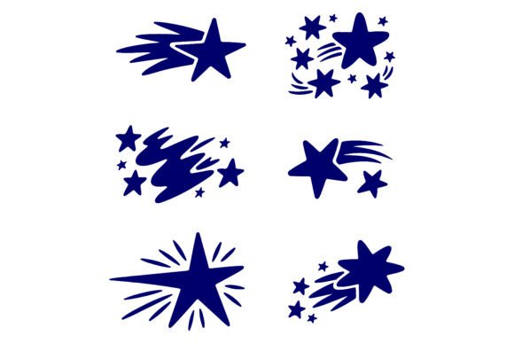 Shooting Star Silhouette Set: Design Guide