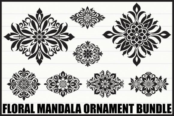 Strategic Design Assets: Leveraging the Floral Mandala Ornament Bundle for Professional Growth