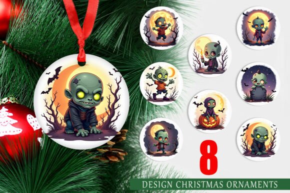 Transforming Holiday Decor with Printable Zombie Ornament Designs